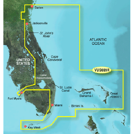 Garmin BlueChart g3 Vision HD - VUS009R - Jacksonville - Key West - microSD/SD [010-C0710-00]