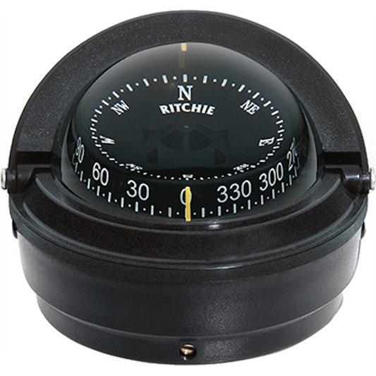 Ritchie S-87 Voyager Compass - Surface Mount - Black [S-87]