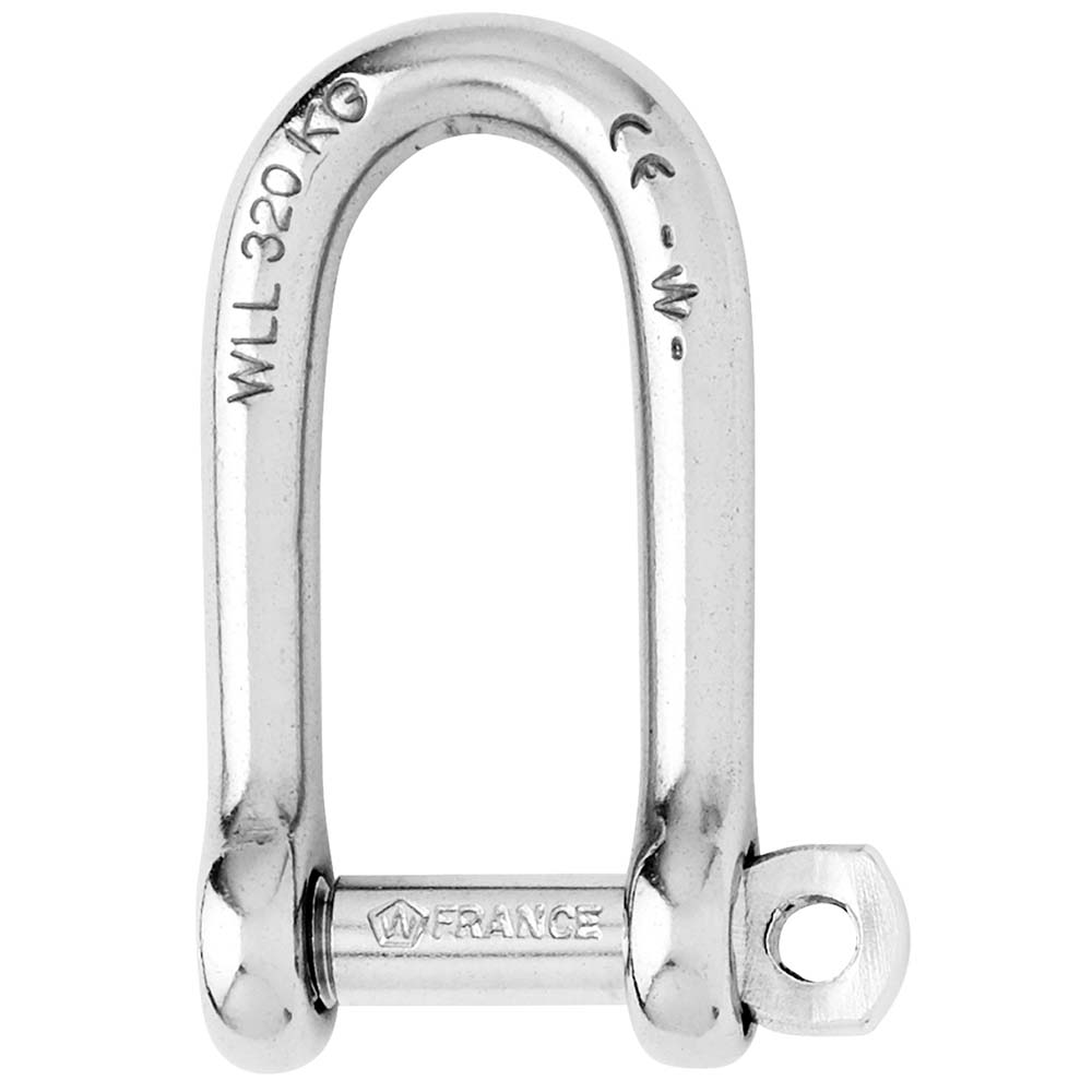 Wichard Self-Locking Long D Shackle - Diameter 8mm - 5/16" [01214]