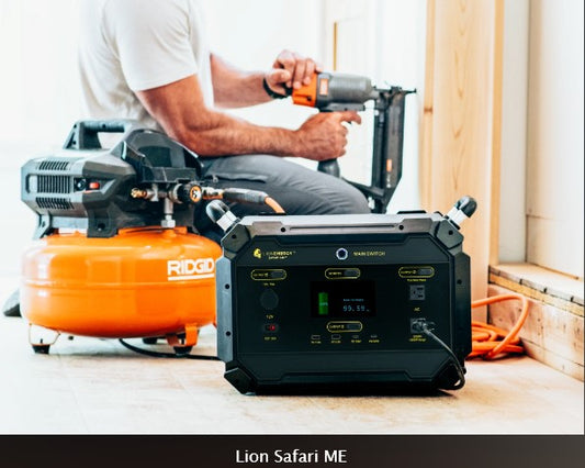 Lion Energy Safari ME Lithium Portable Solar Generator 50170125