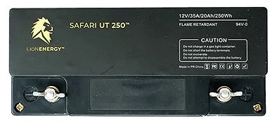 Safari UT 250 Lithium (LiFePO4) Battery Lion Energy 0000025025004