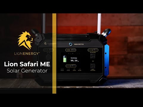 Lion Energy Safari ME Expansion Pack- Portable Solar Generator- Use with Safari ME- Lithium 50170142